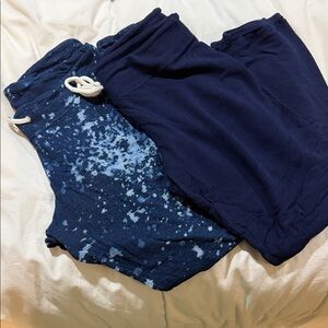 Set of 2 Monrow Blue Joggers M